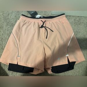 Fabletics Pink and Black Shorts